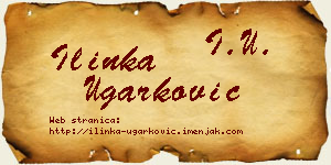 Ilinka Ugarković vizit kartica